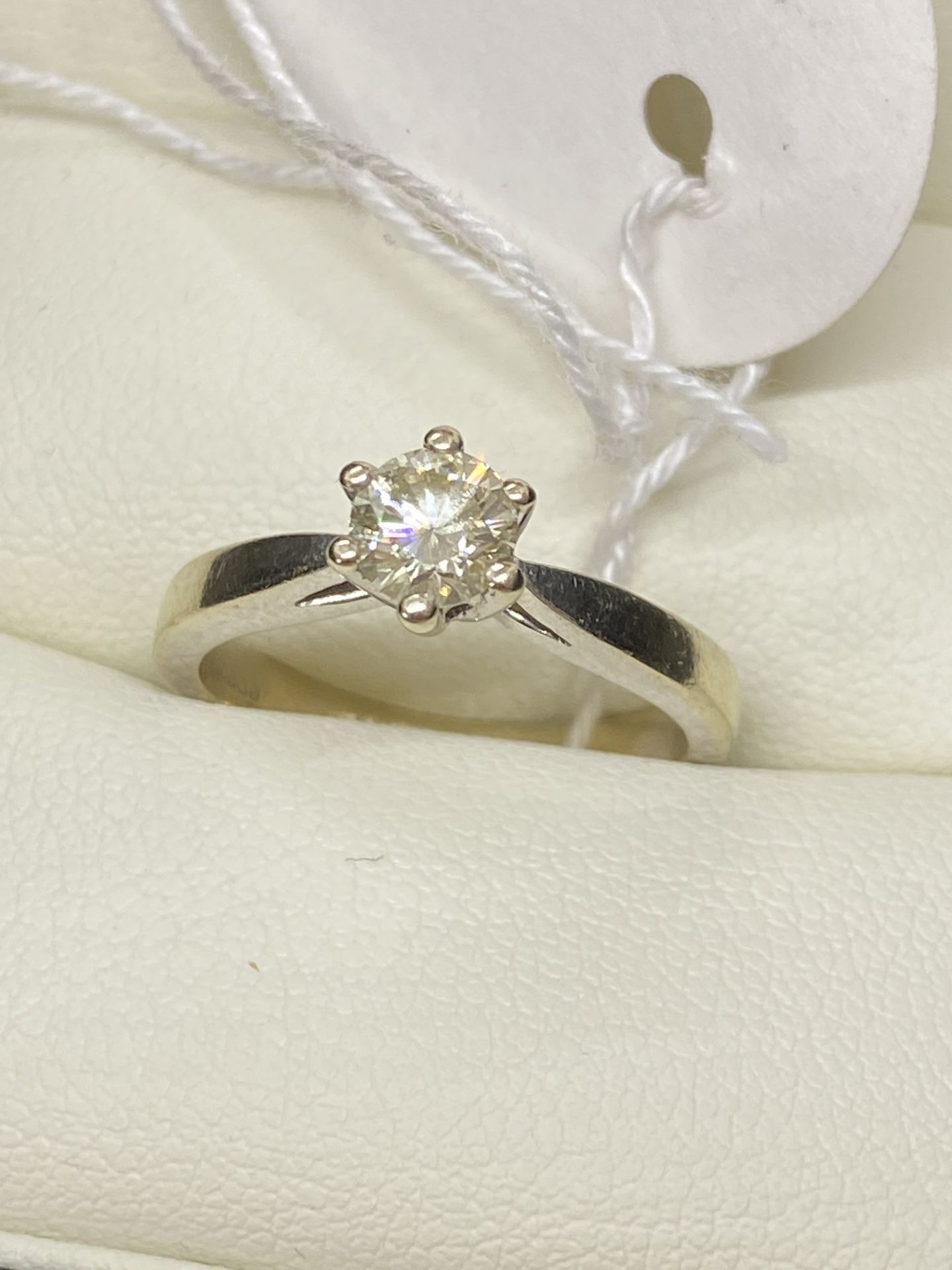 14ct WHITE GOLD 0.50ct DIAMOND SOLITAIRE