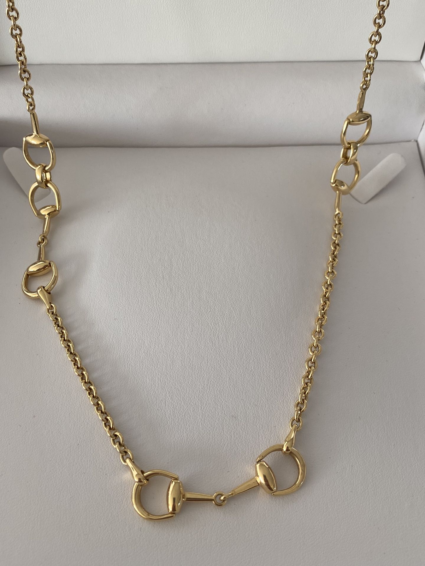 GUCCI 18ct YELLOW GOLD HORSEBIT CHAIN - Image 2 of 7