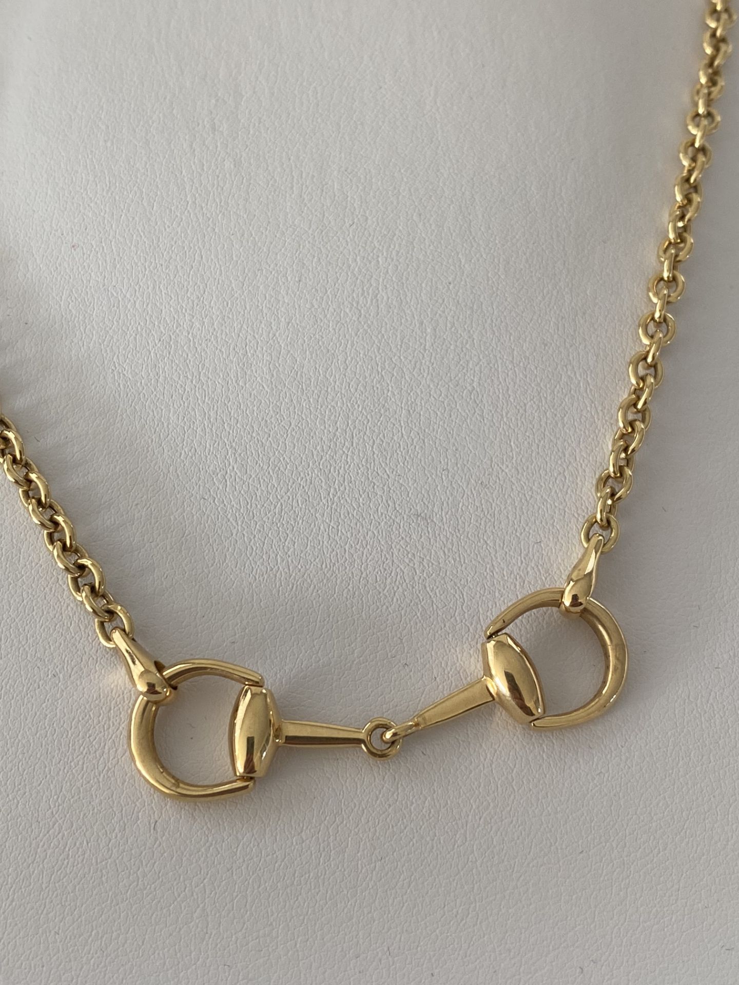 GUCCI 18ct YELLOW GOLD HORSEBIT CHAIN - Image 3 of 7