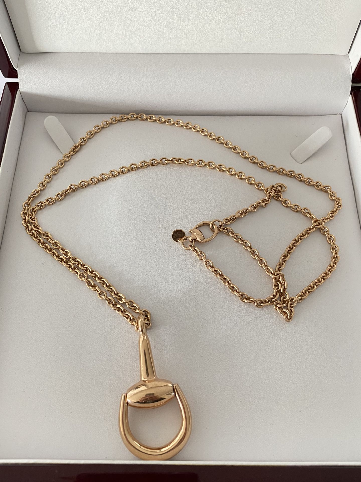 GUCCI 18ct ROSE GOLD HORSEBIT CHAIN - Image 3 of 6