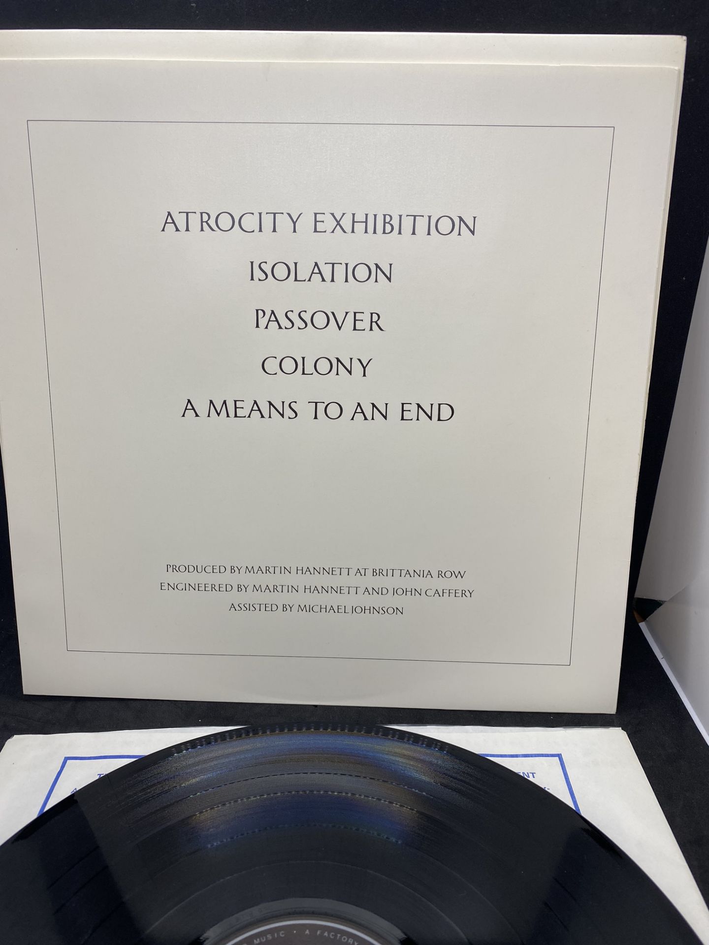 JOY DIVISION - CLOSER ALBUM - FROM PRIVATE COLLECTION - Image 4 of 11