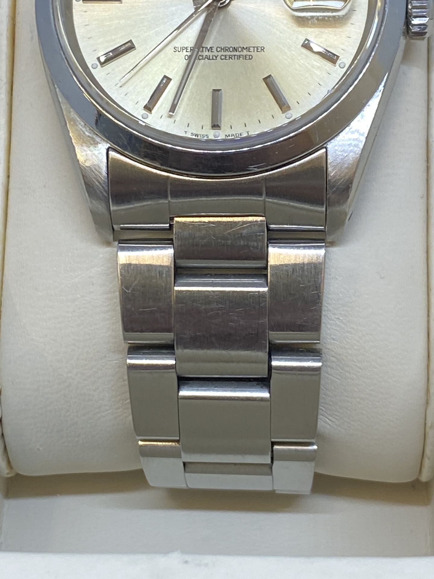 ROLEX STAINLESS STEEL WATCH - Image 7 of 8