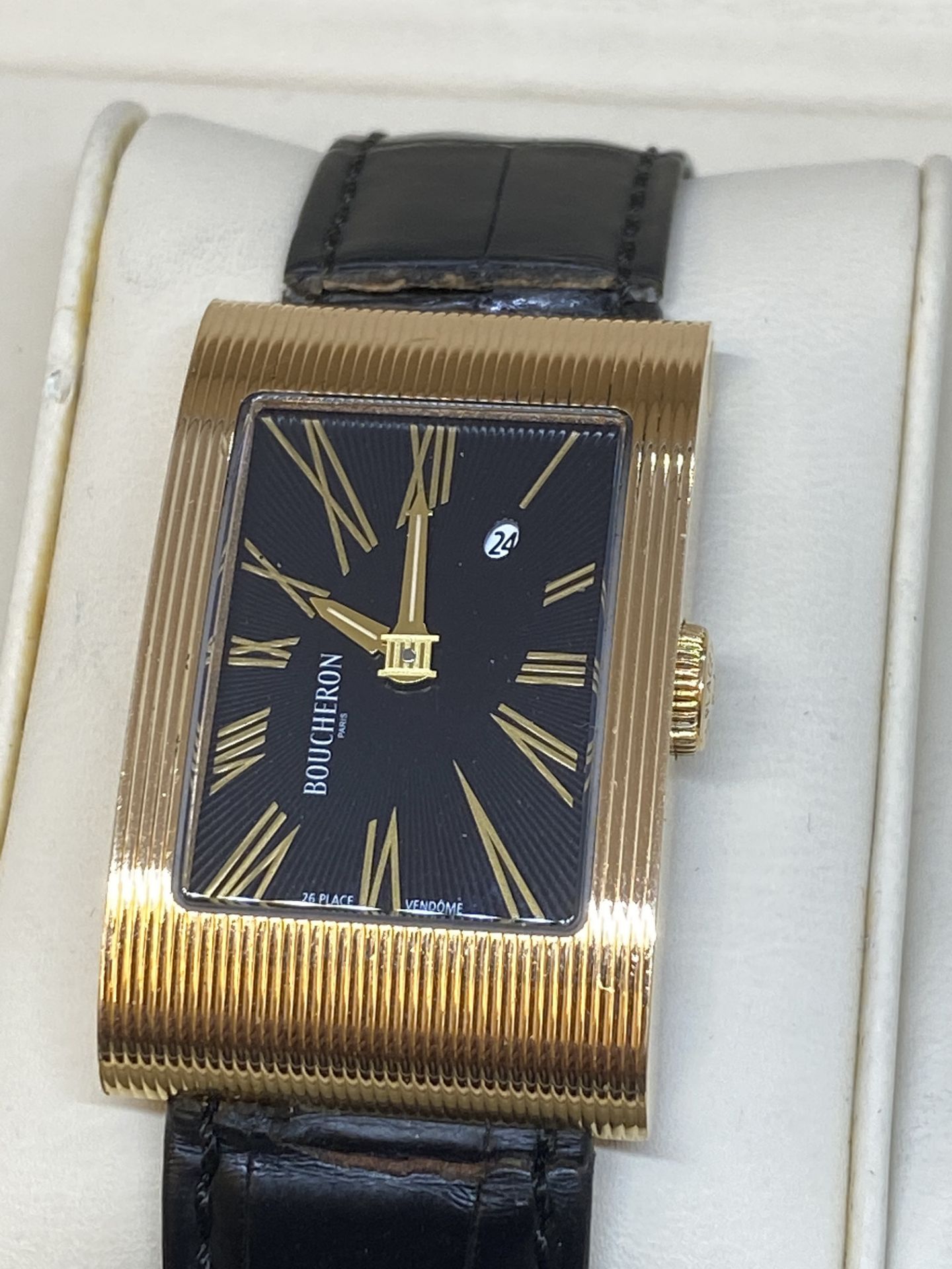 18ct ROSE GOLD BOUCHERON WATCH