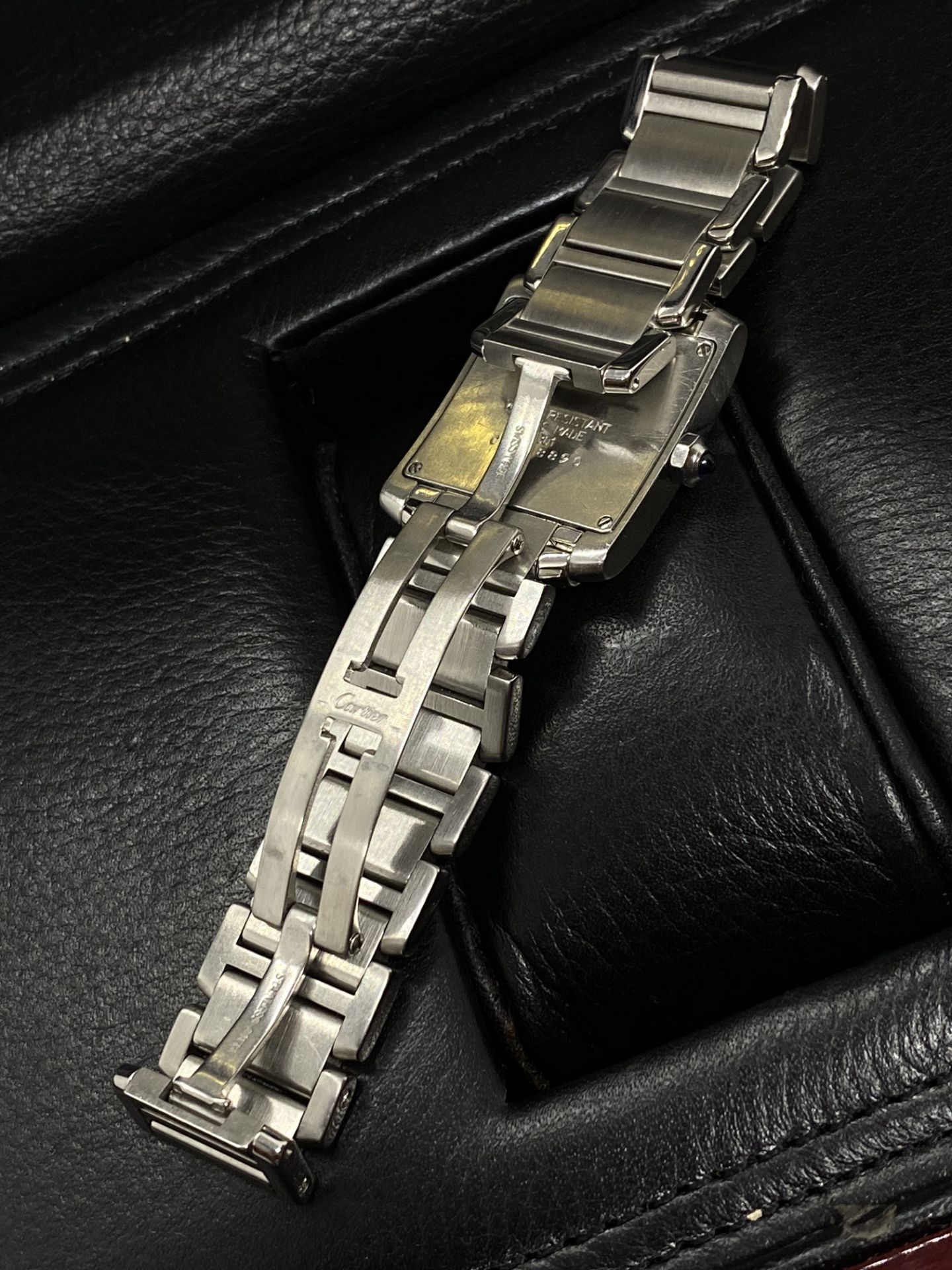 CARTIER STAINLESS STEEL FRANCAISE WATCH - Image 5 of 8