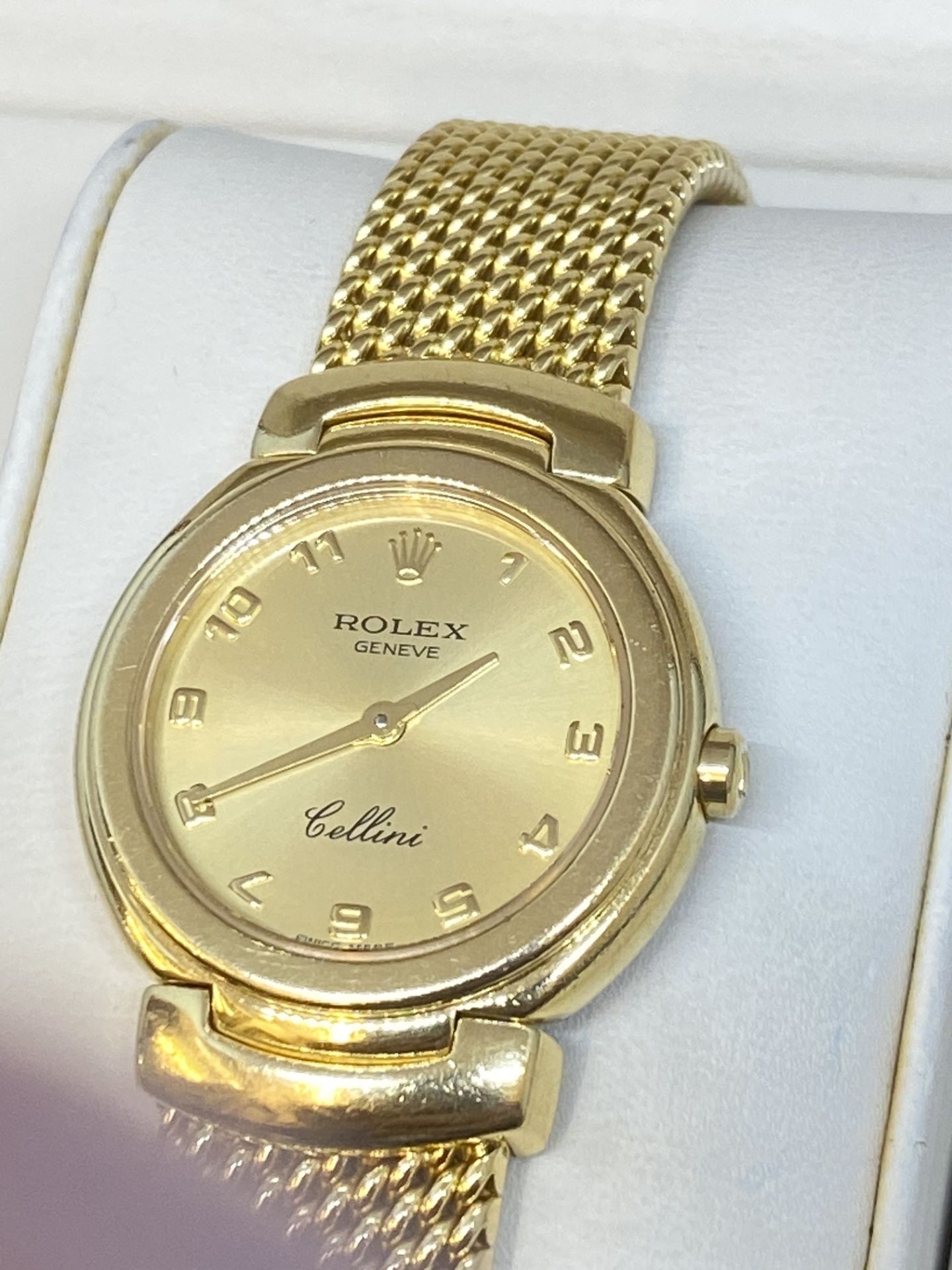 18ct GOLD ROLEX CELLINI WATCH - 74 GRAMS - Image 3 of 8