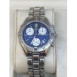 BREITLING CHRONOGRAPH STAINLESS STEEL WATCH