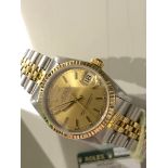 Rolex Datejust 'Champagne' 31mm (Mid-size) Ref. 68273 - Steel/ 18ct Yellow Gold