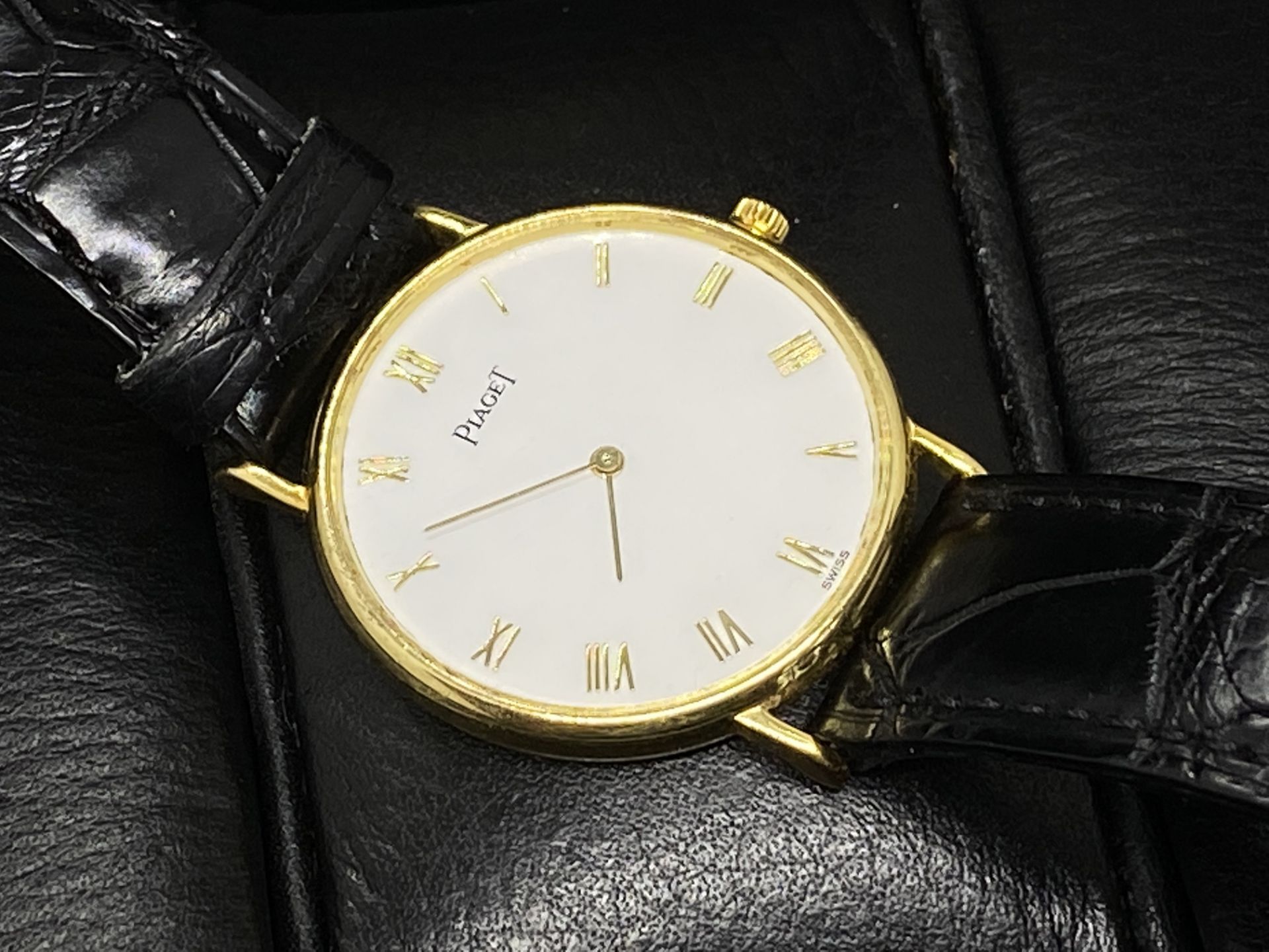 18ct GOLD PIAGET QUARTZ WATCH - Image 3 of 7