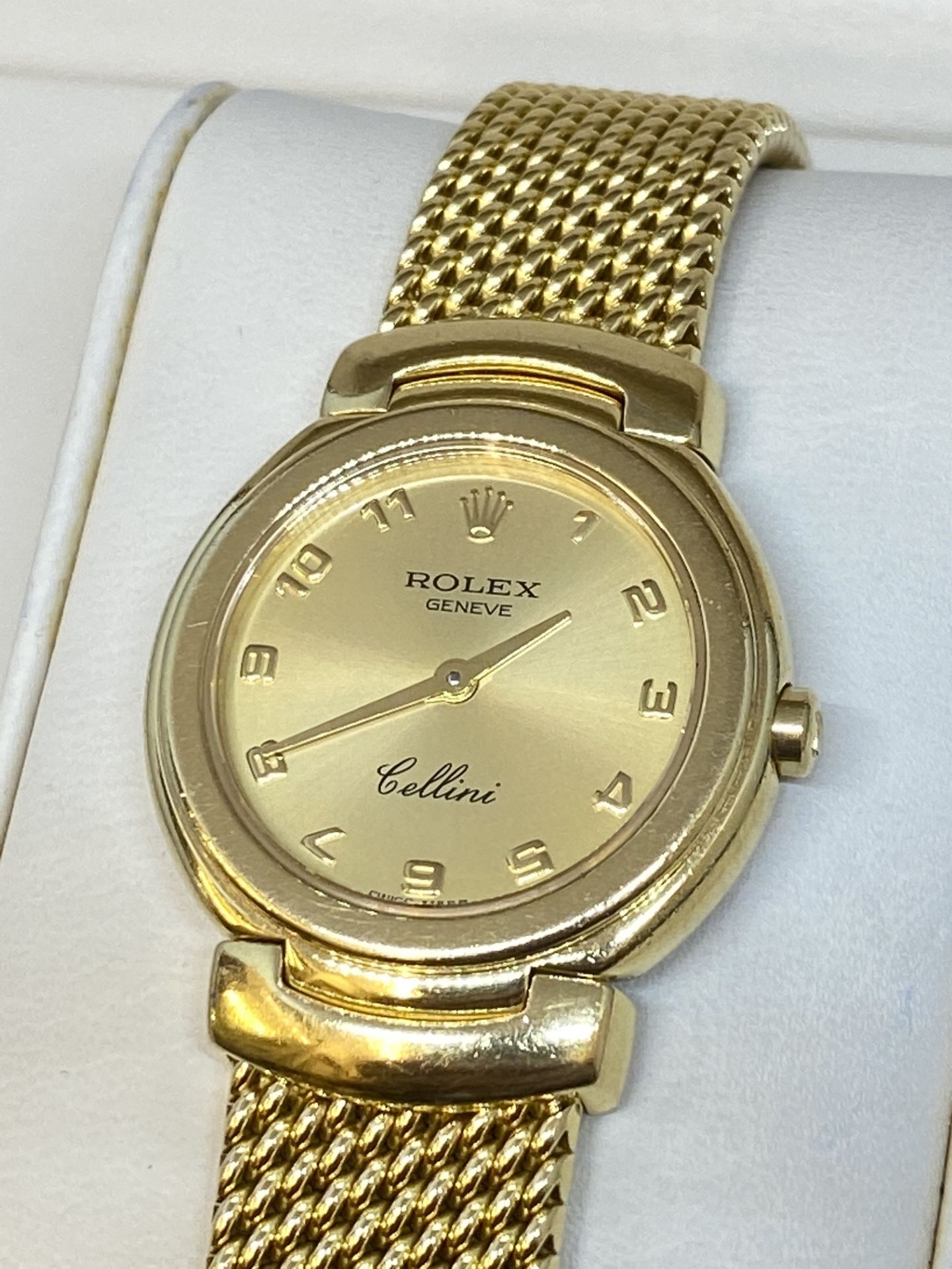 18ct GOLD ROLEX CELLINI WATCH - 74 GRAMS - Image 5 of 8