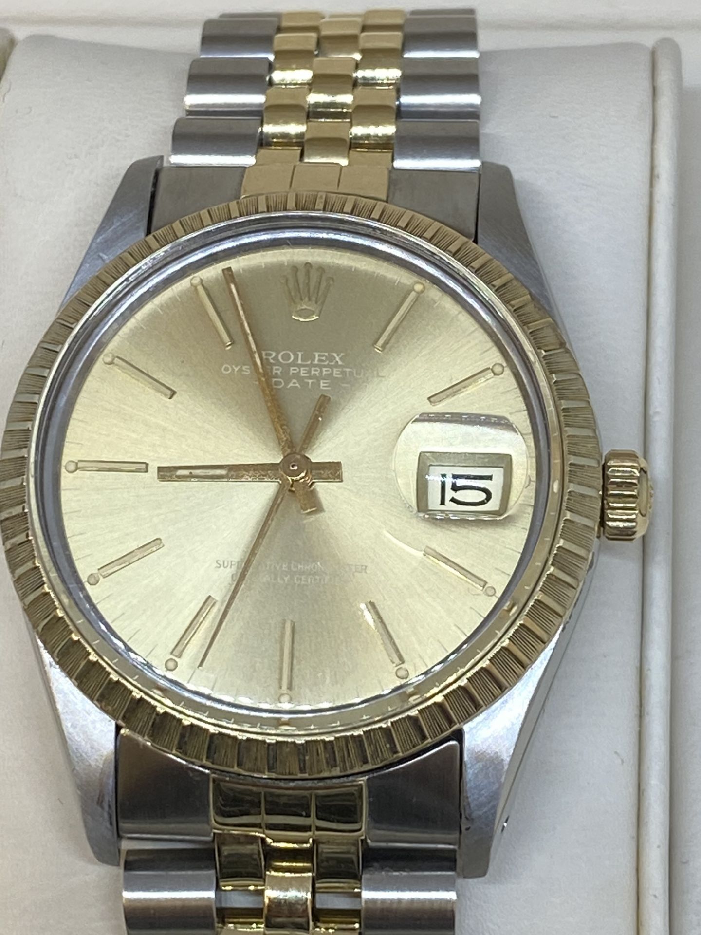 GOLD & STAINLESS ROLEX WATCH - Image 3 of 10