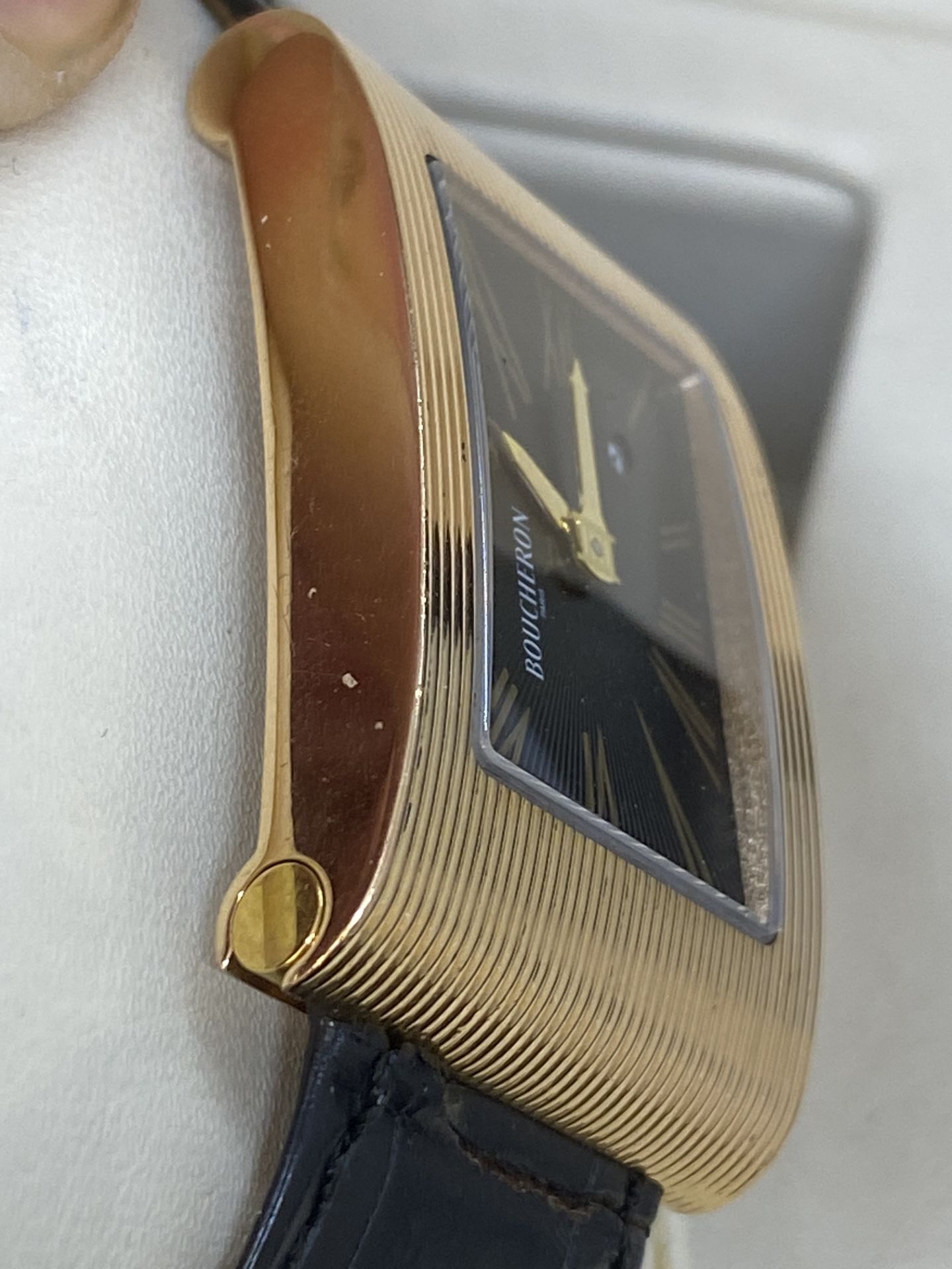 18ct ROSE GOLD BOUCHERON WATCH - Image 7 of 14