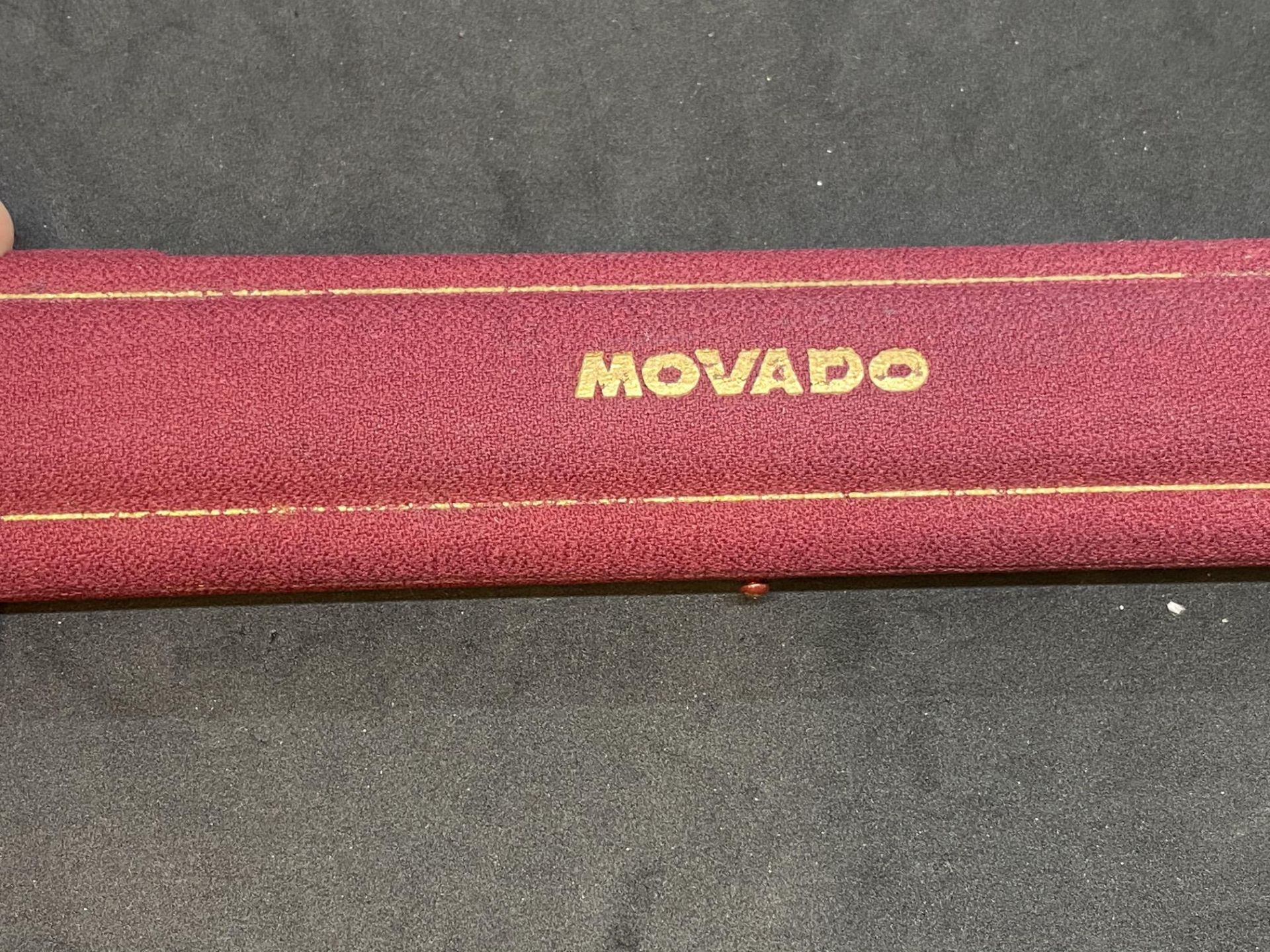 VINTAGE BOXED MOVADO GOLD DIAMOND & AMETHYST COCKTAIL WATCH - Image 4 of 13