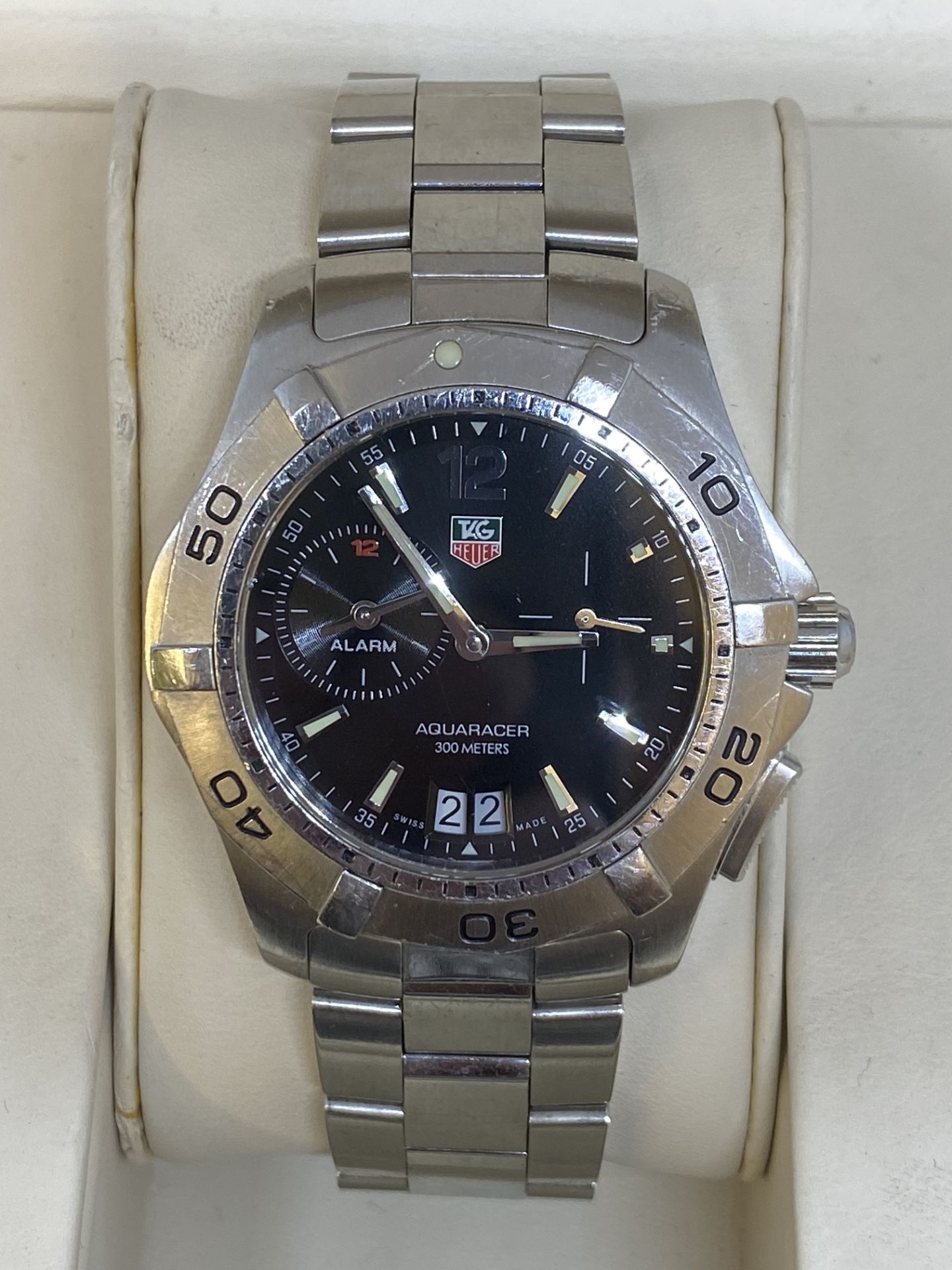 TAG HEUER AQUARACER STAINLESS STEEL WATCH