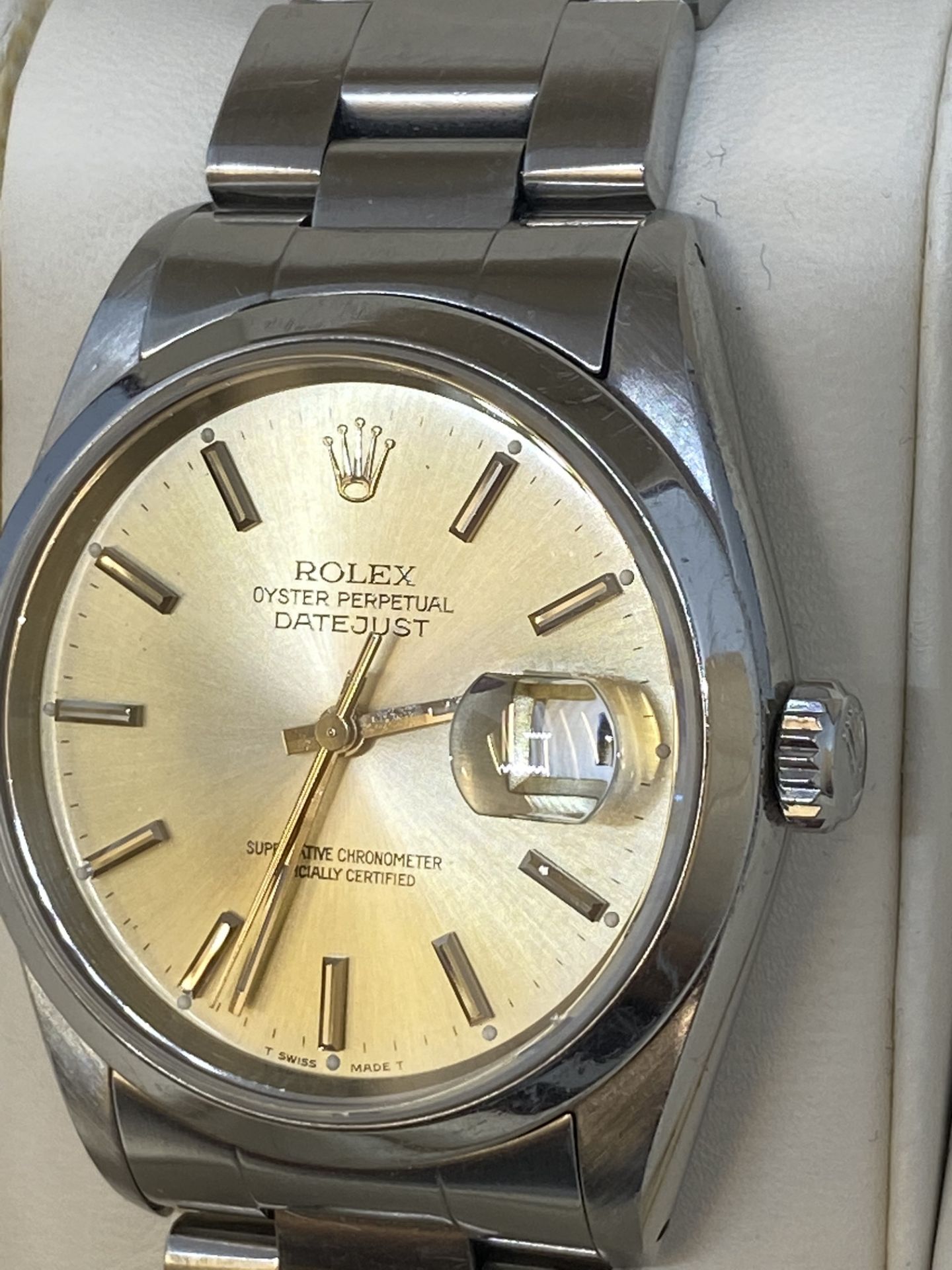 ROLEX STAINLESS STEEL WATCH - Image 3 of 8