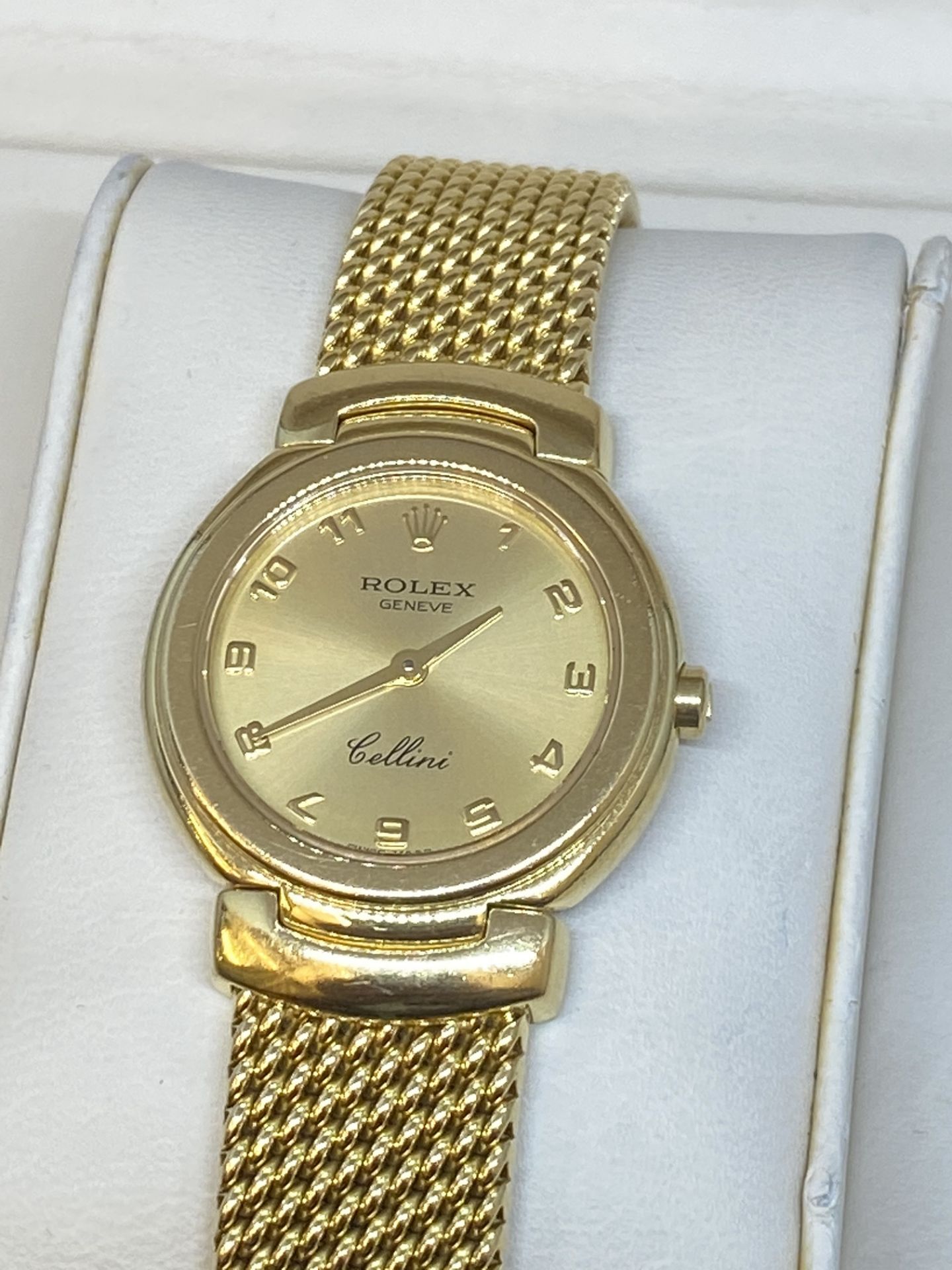 18ct GOLD ROLEX CELLINI WATCH - 74 GRAMS