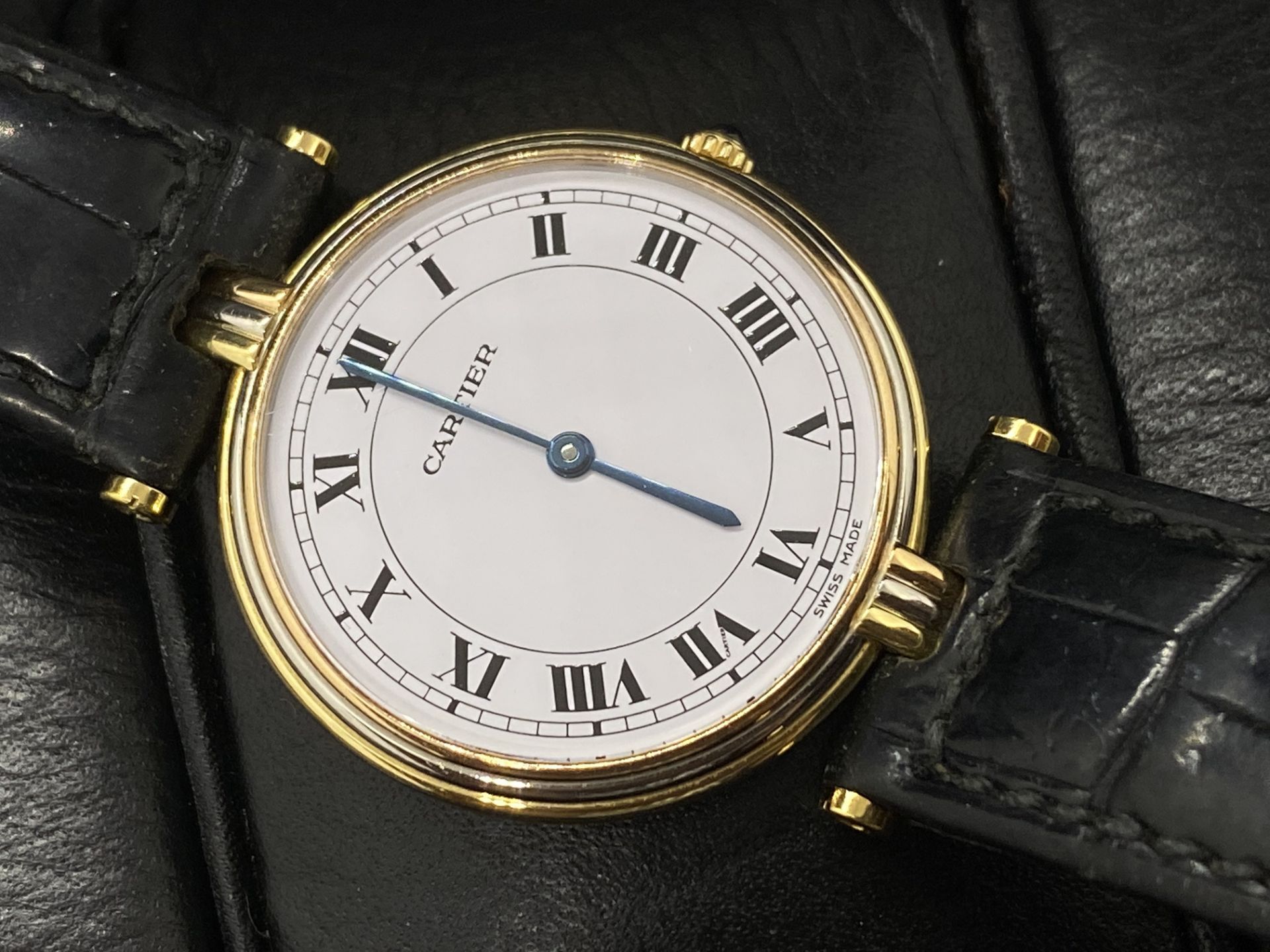 CARTIER 18ct GOLD TRINITY 3 COLOUR GOLD WATCH