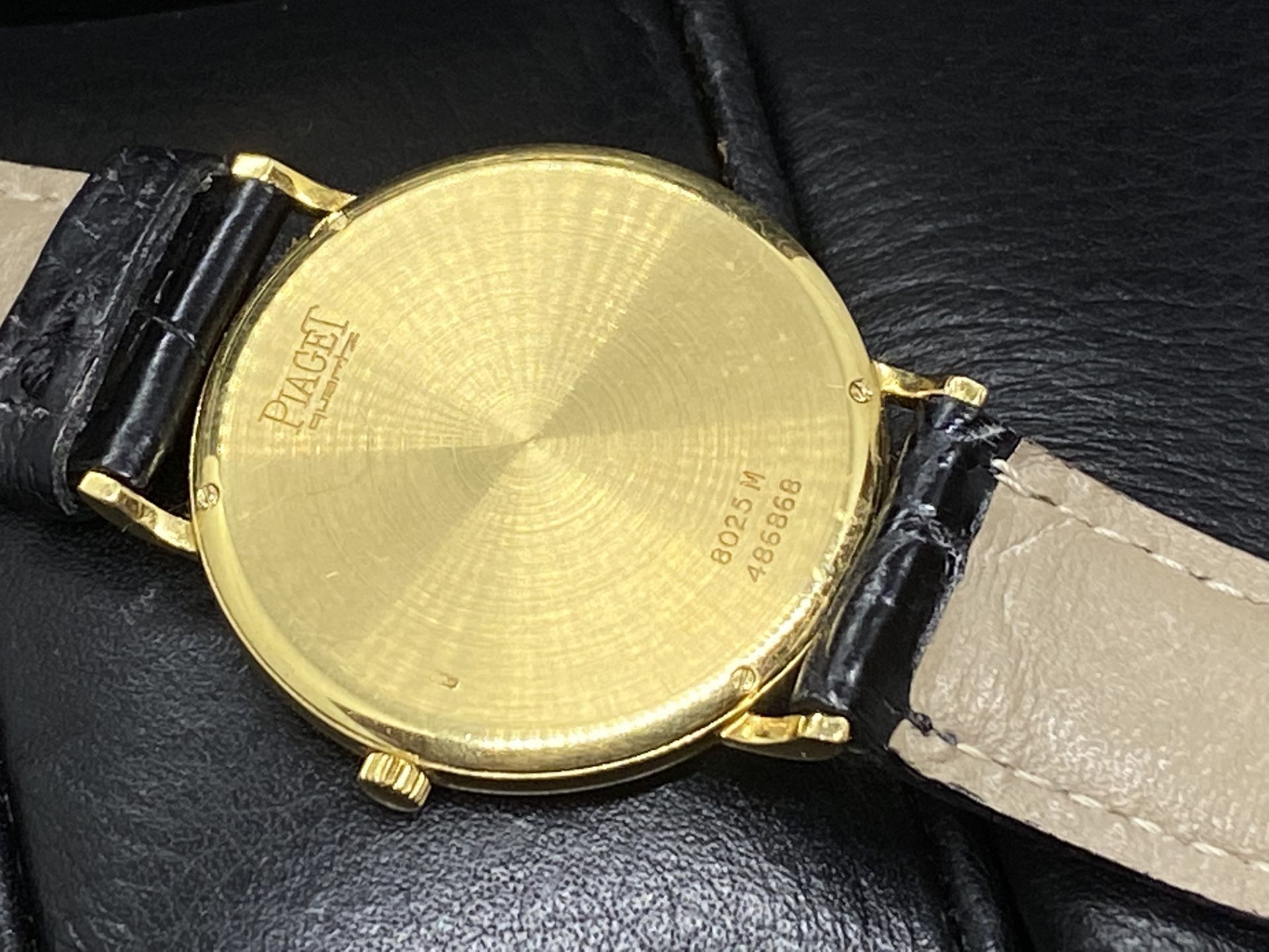 18ct GOLD PIAGET QUARTZ WATCH - Image 4 of 7