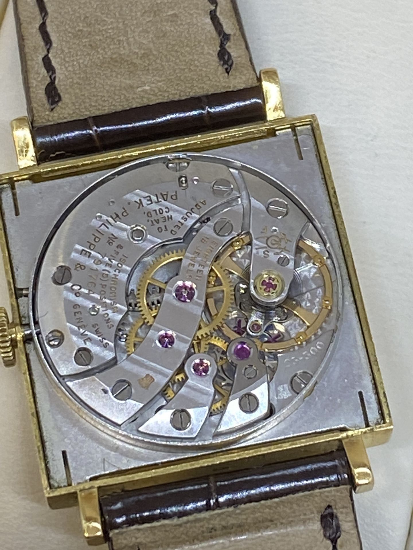 VINTAGE PATEK PHILIPPE 18ct GOLD WATCH 1963 - Image 9 of 13