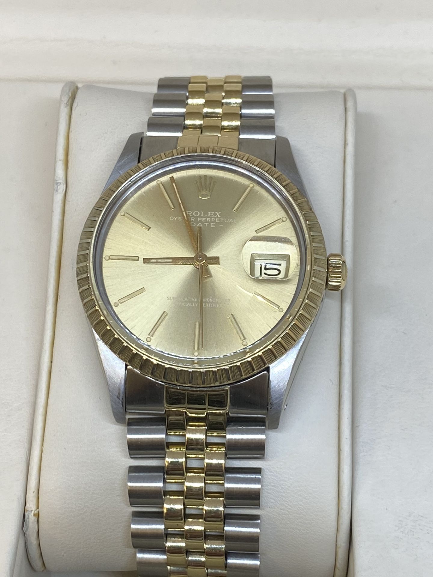 GOLD & STAINLESS ROLEX WATCH