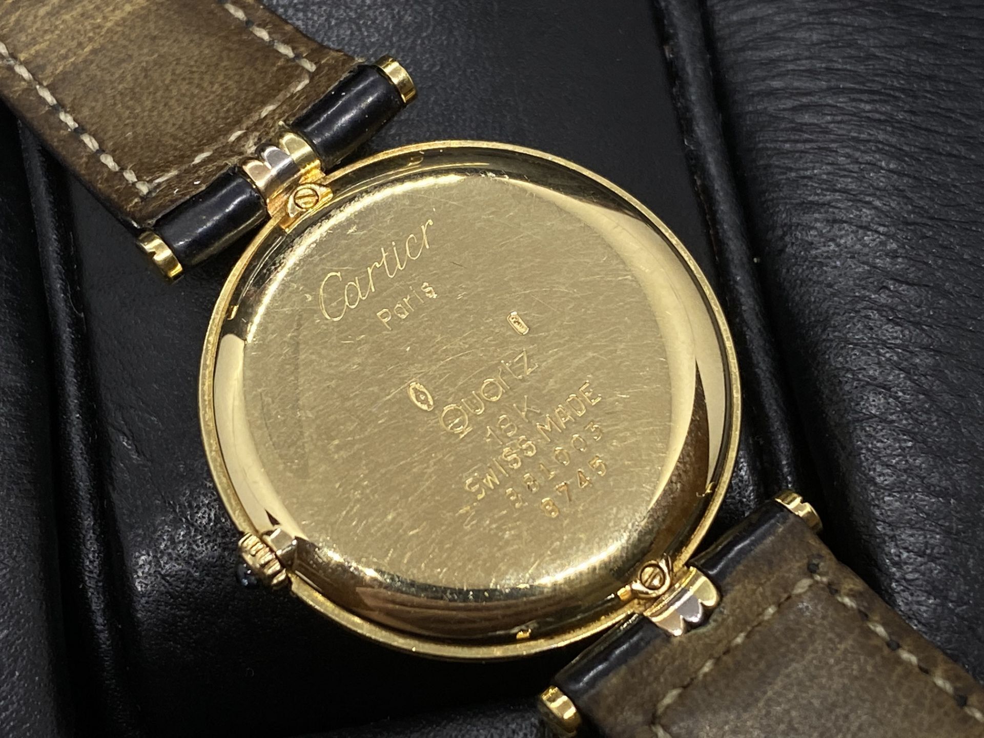 CARTIER 18ct GOLD TRINITY 3 COLOUR GOLD WATCH - Image 4 of 5