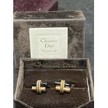 VINTAGE 80'/90's CHRISTIAN DIOR CUFF LINKS BOXED