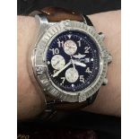 BREITLING Super Avenger A13370 - Blue Dial Watch