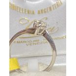 0.42ct L/VVS DIAMOND SOLITAIRE RING 18ct GOLD