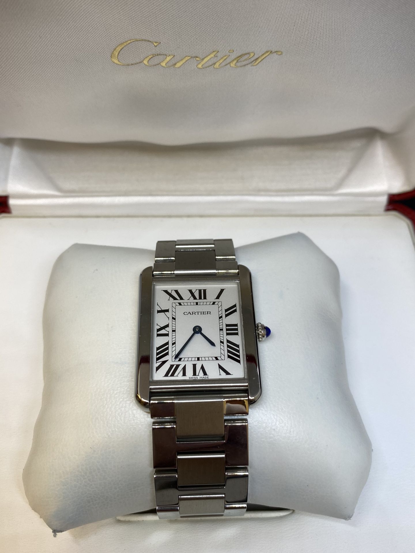 Cartier Tank Solo 3169 with Box - Image 2 of 9