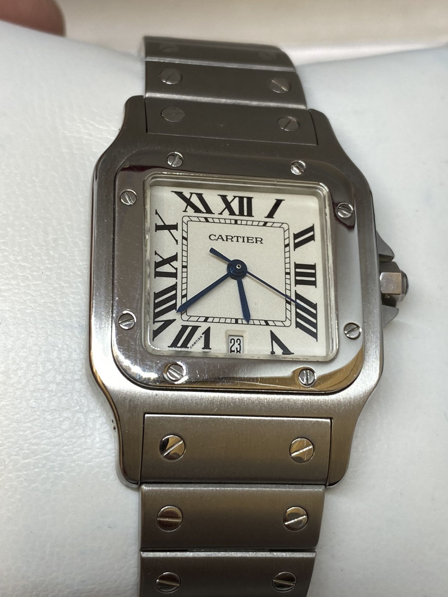 Cartier Santos Ref.1564 Swiss Quartz Movement Stainless Steel Mens Watch 29mm - Image 7 of 18