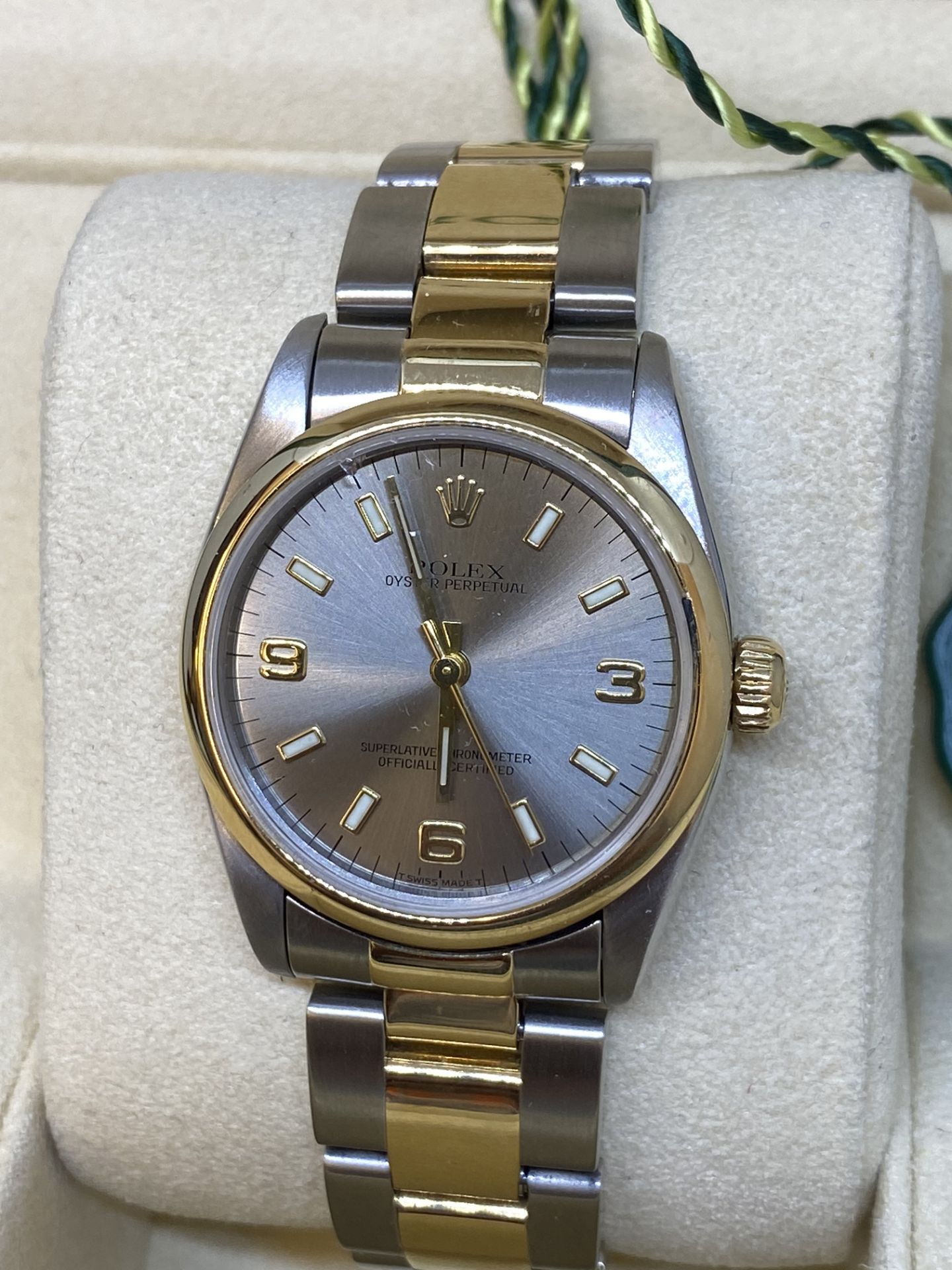 Rolex Steel & Gold Midsize Watch with Box - Image 4 of 10