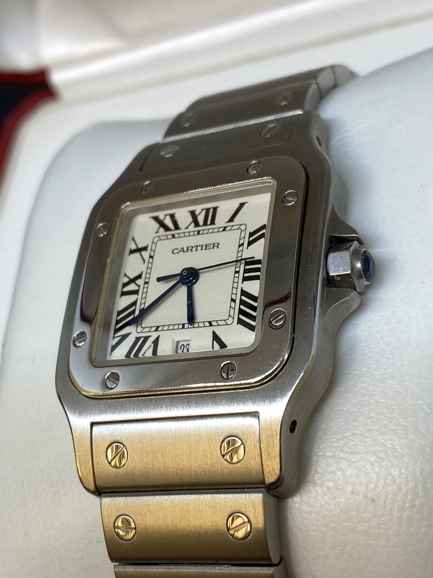 Cartier Santos Ref.1564 Swiss Quartz Movement Stainless Steel Mens Watch 29mm - Image 5 of 18