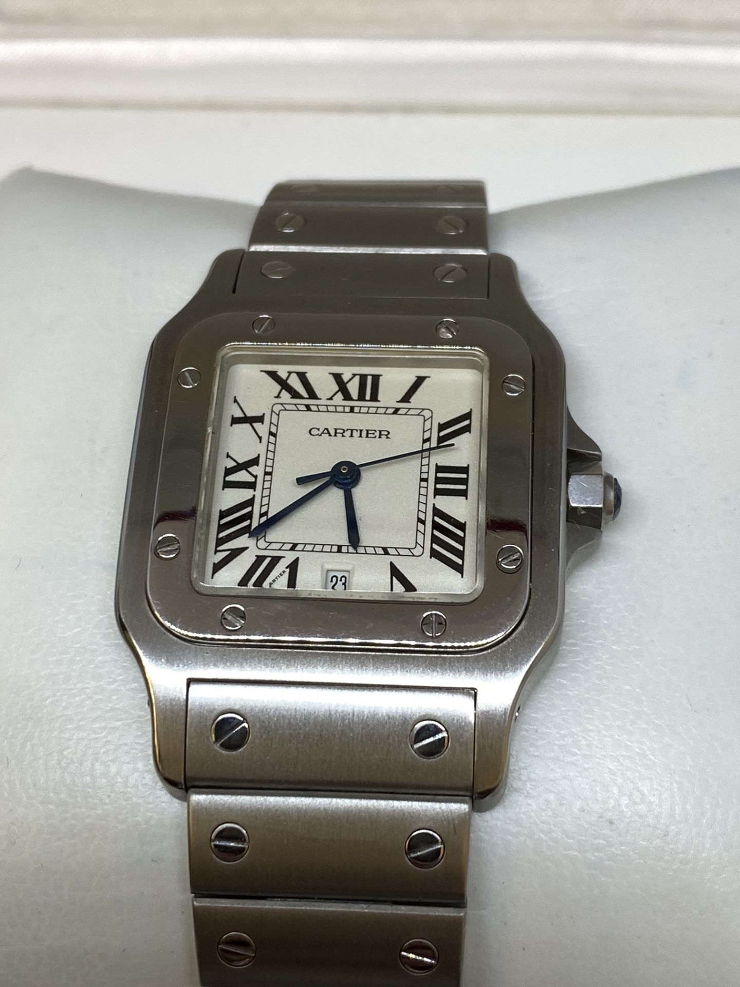 Cartier Santos Ref.1564 Swiss Quartz Movement Stainless Steel Mens Watch 29mm - Image 4 of 18