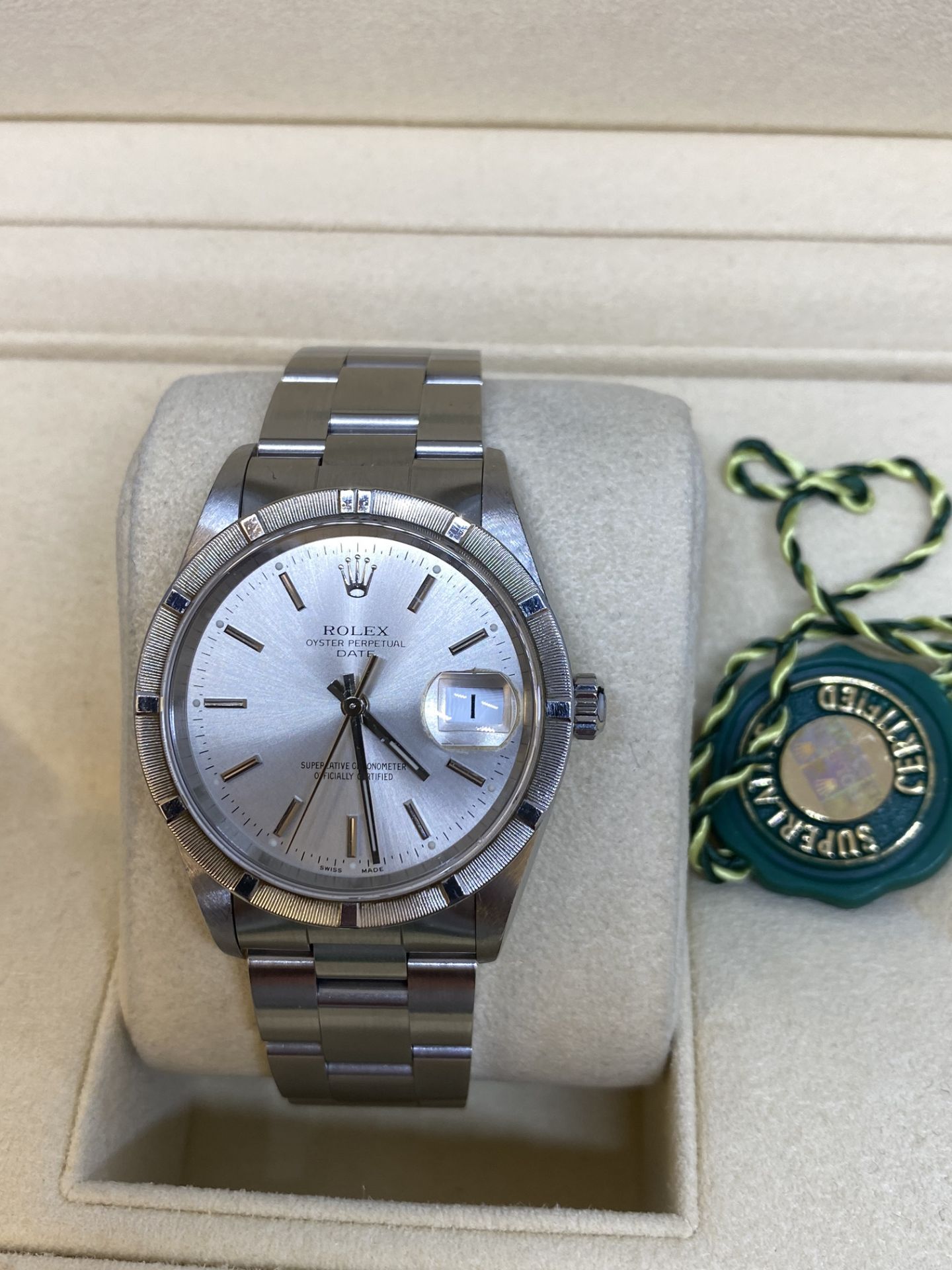 STAINLESS STEEL ROLEX 15210 AUTOMATIC WATCH WITH BOX - Image 2 of 11