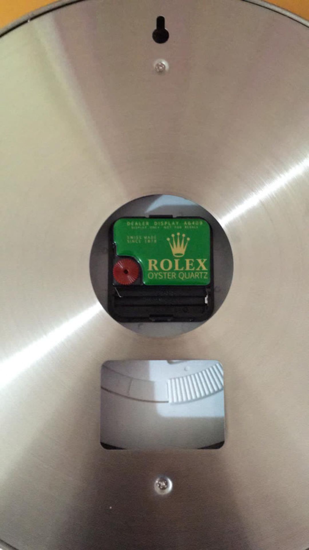 WALL CLOCK MARKED ROLEX - Image 2 of 2