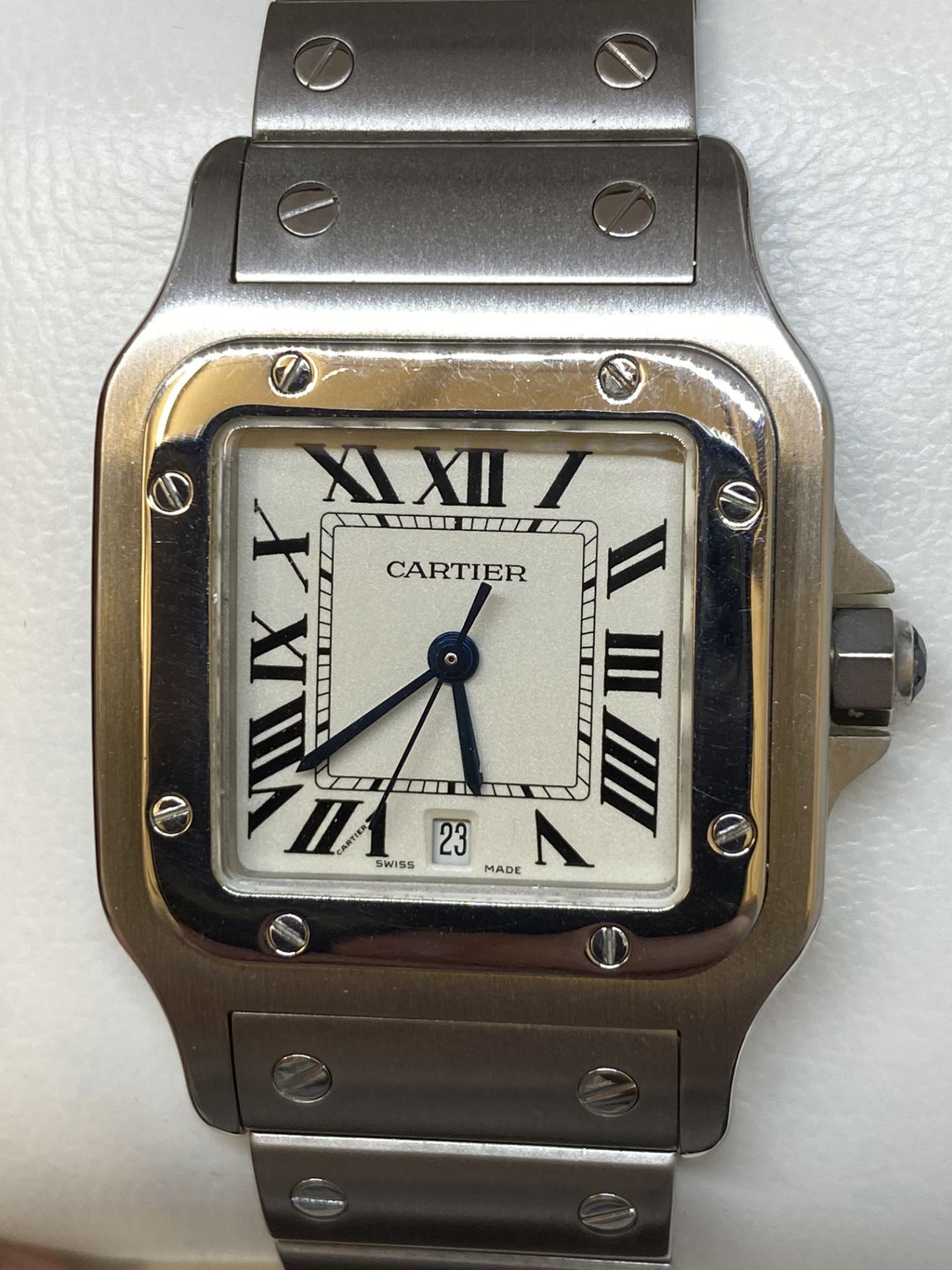 Cartier Santos Ref.1564 Swiss Quartz Movement Stainless Steel Mens Watch 29mm - Image 11 of 18