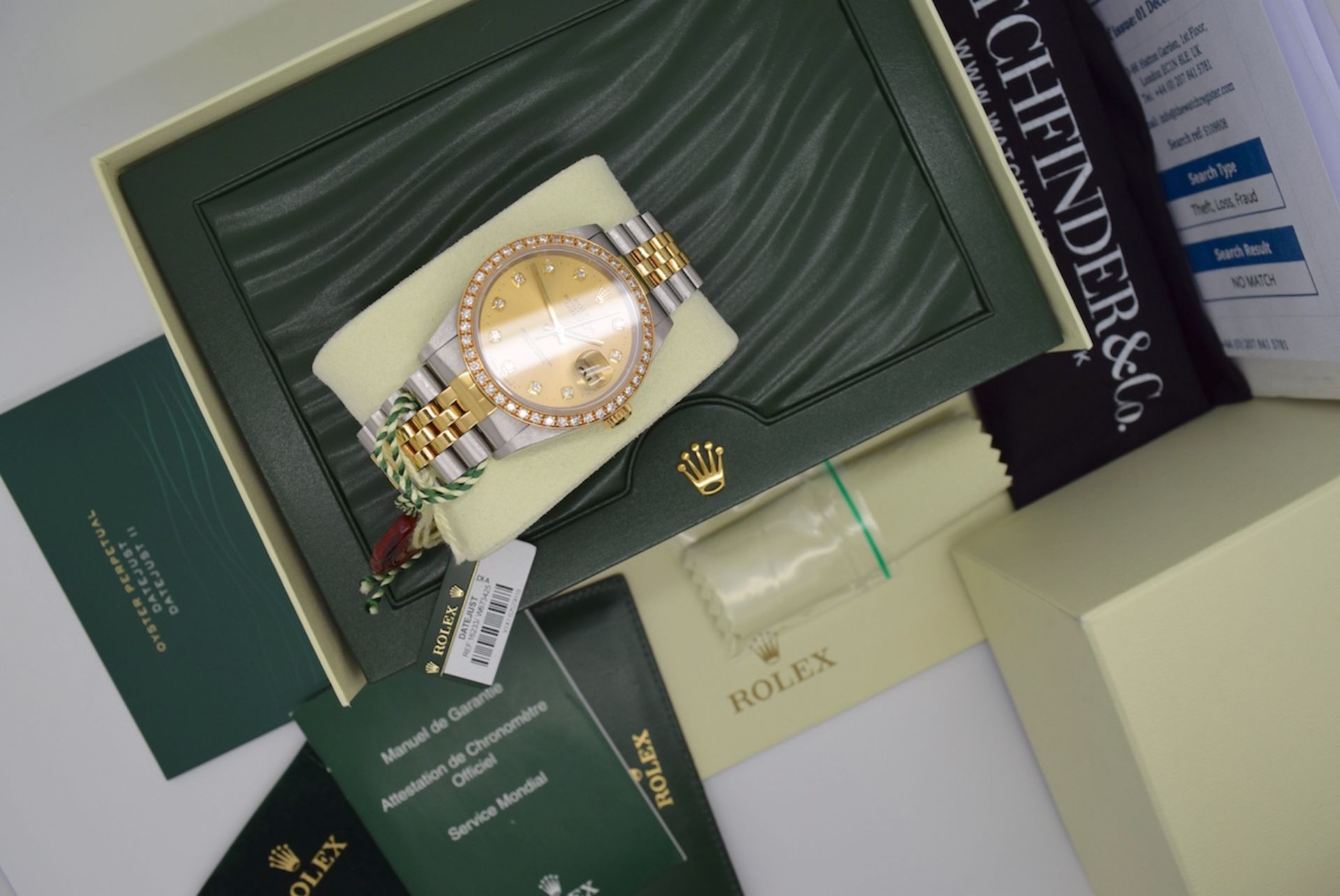 Rolex *Diamond* Datejust 36' 18ct Yellow Gold & Steel 'Jubilee' Model (£16,500 Prestige Valuation) - Image 5 of 21