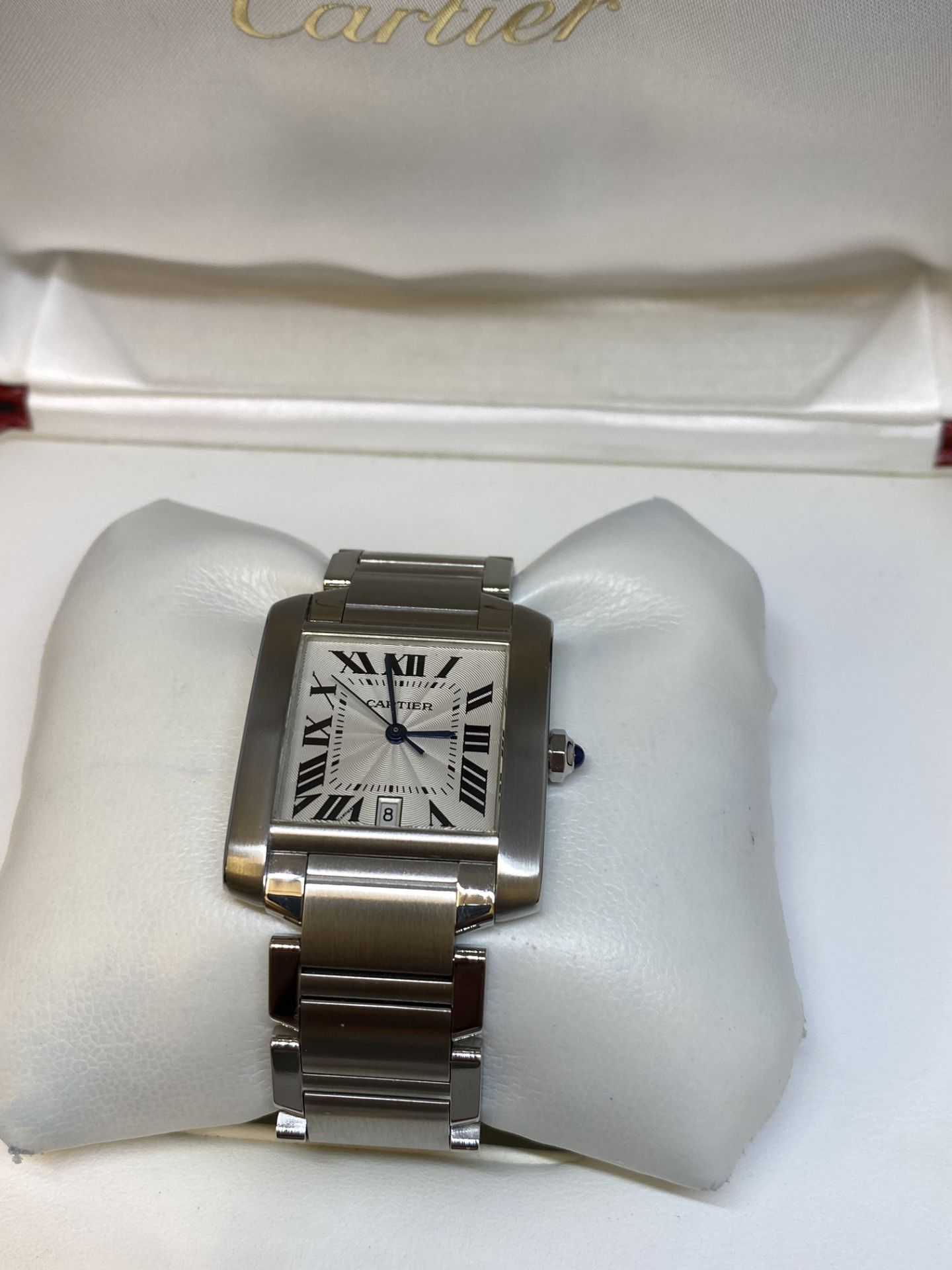 Cartier Tank Française automatic gents model 2302 - Image 2 of 11