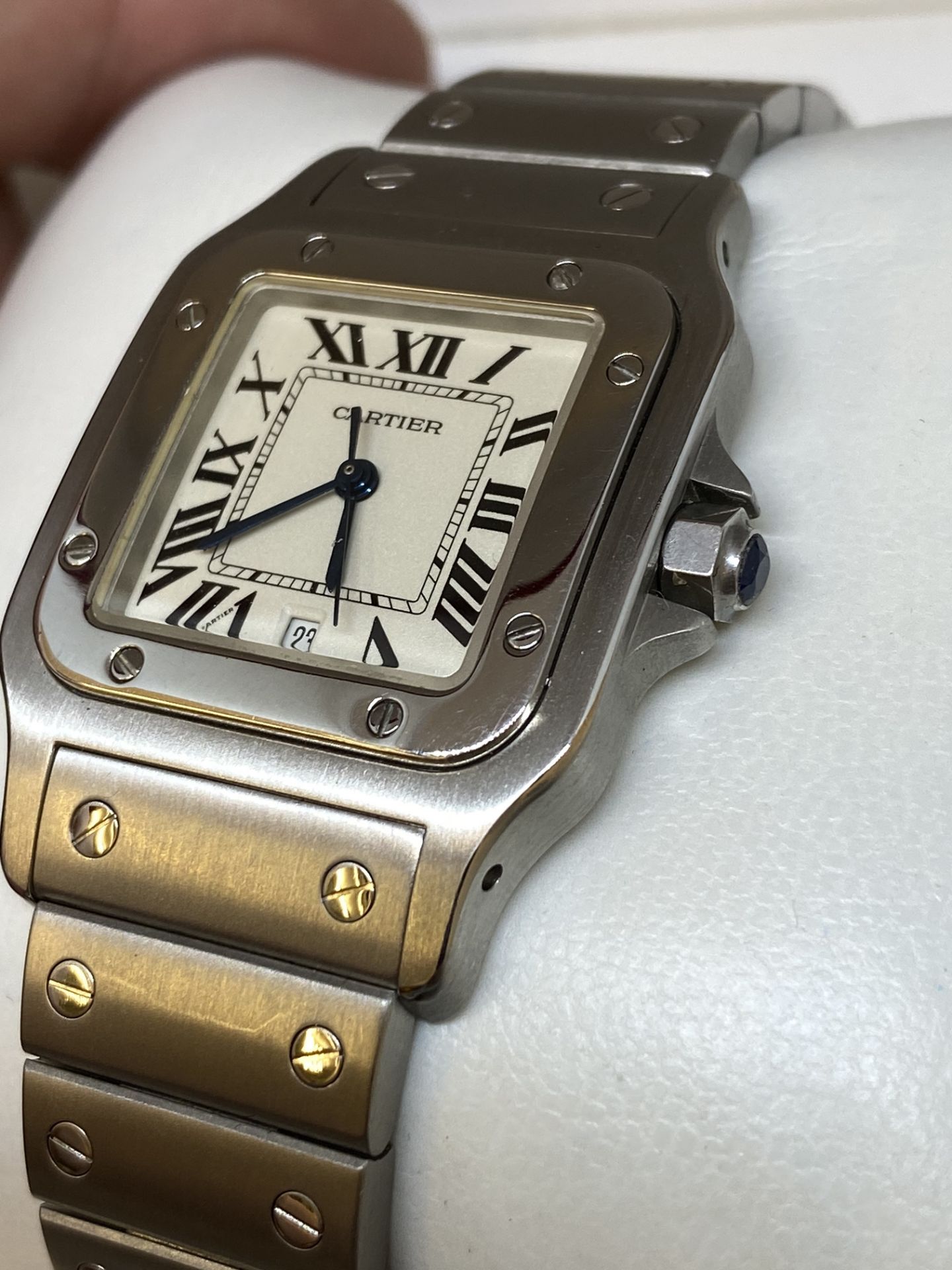 Cartier Santos Ref.1564 Swiss Quartz Movement Stainless Steel Mens Watch 29mm - Image 10 of 18