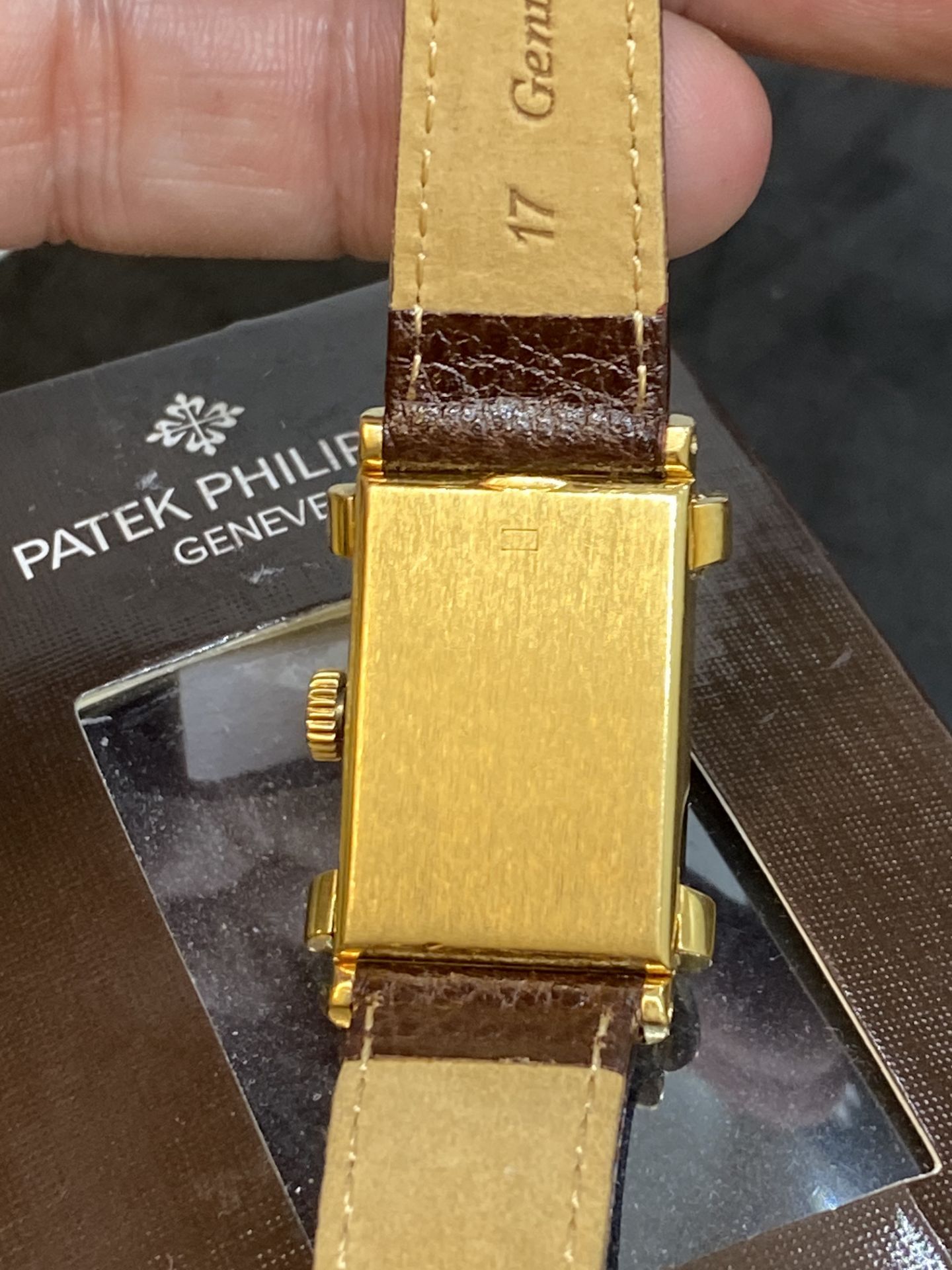 PATEK PHILIPPE 18ct GOLD WATCH WITH PATEK SERVICE BOX - Image 6 of 10