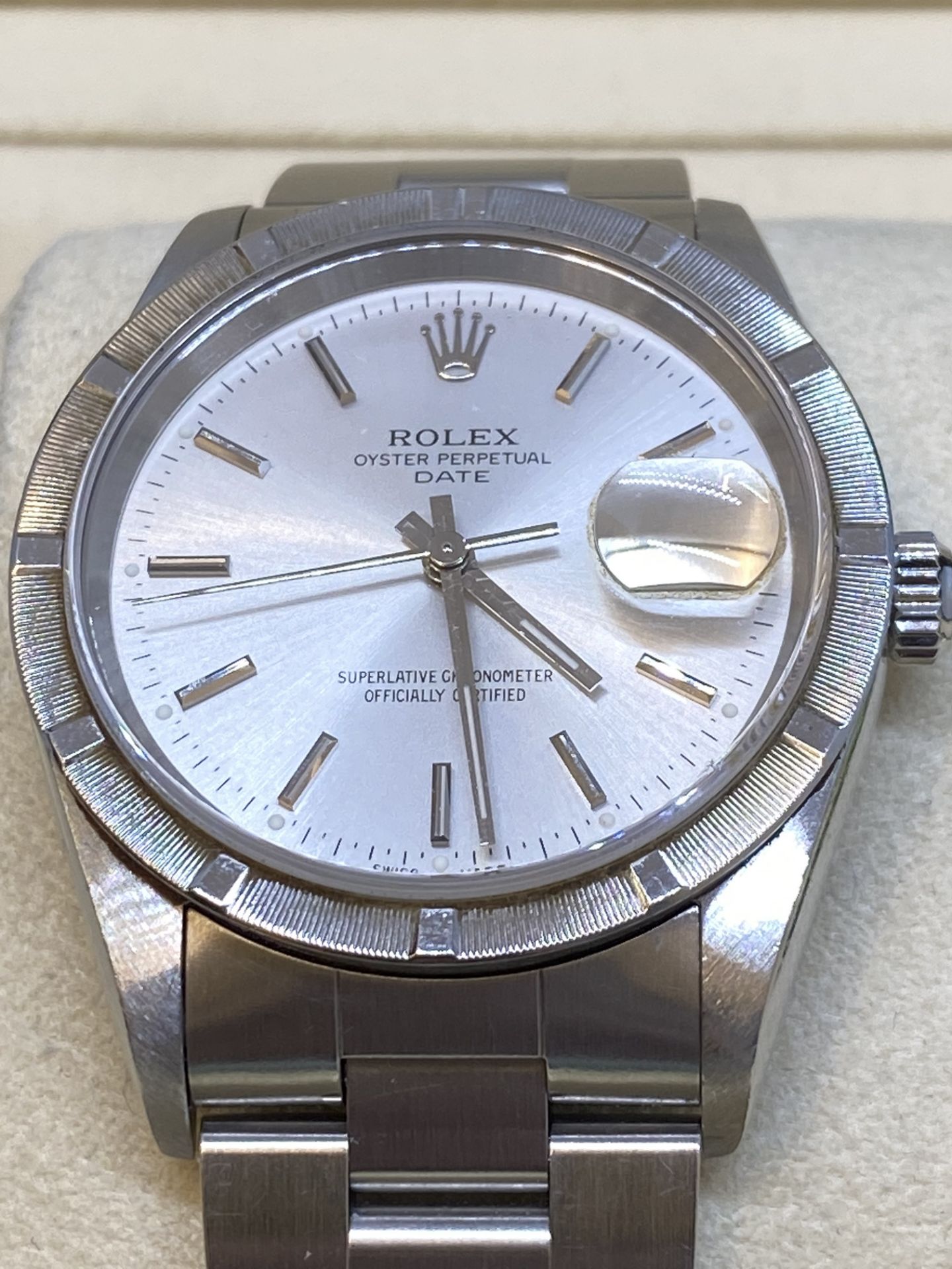 STAINLESS STEEL ROLEX 15210 AUTOMATIC WATCH WITH BOX - Image 6 of 11