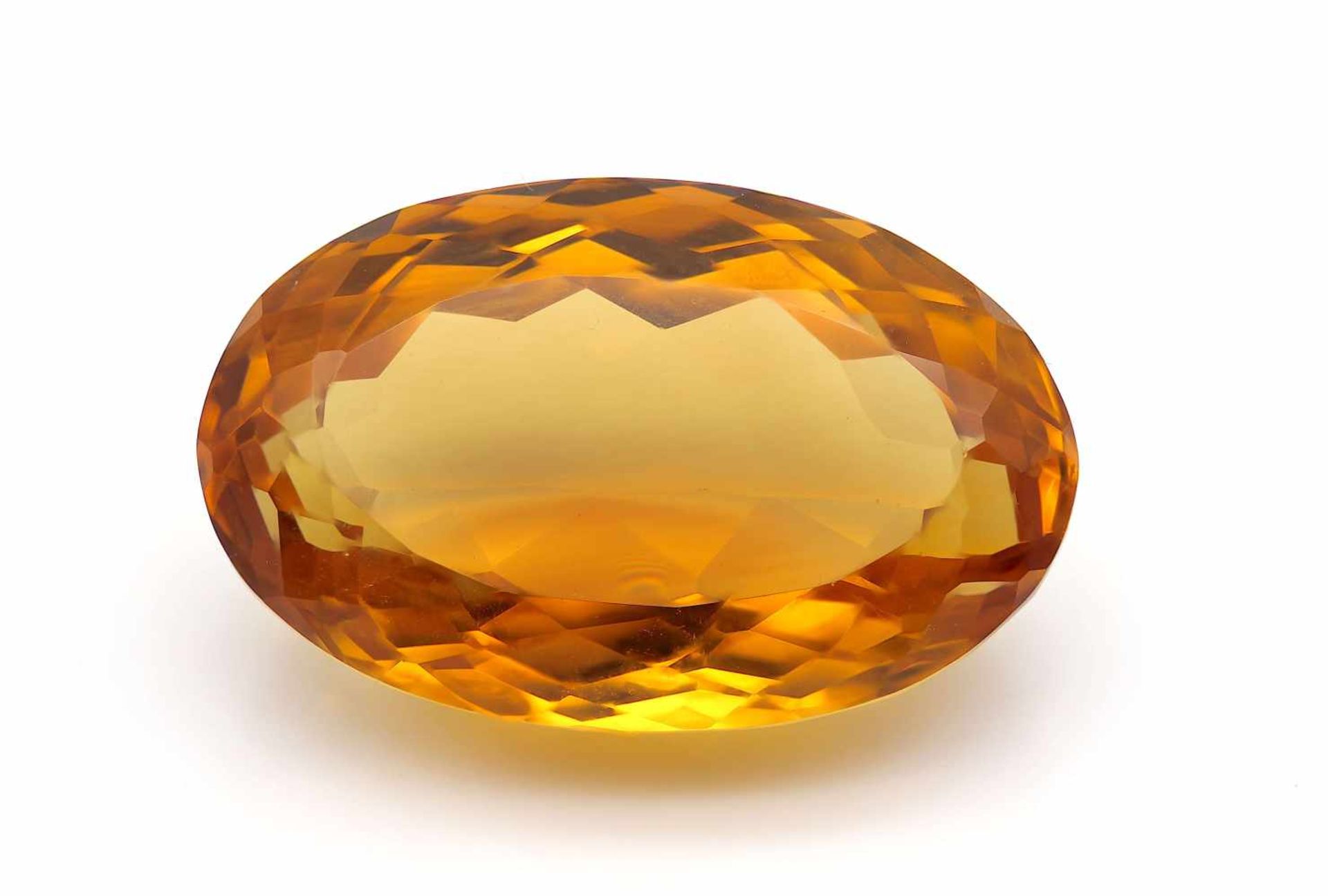 1 Citrin 26,09 ct Maße: 23,3 x 14,9 x 11,2 mm 1 citrine 26,09 ct Dimensions: 23.3 x 14.9 x 11.2 mm