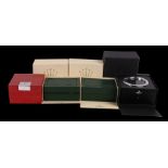 A quantity of watch boxes to include Rolex, Breitling and Tag (9).