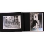 An early 20th century photograph album with photographs depicting a Mediterranean cruise.