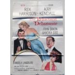 An original vintage movie poster for 'The Reluctant Debutante', folded as issued, approx 68 by