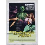 An original vintage movie poster for 'The Creeping Flesh', folded as issued, approx 68 by 102cms (