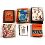 STAMPS: 18 stamp Reference books, 3 Stock books of World stamps and 6 albums of World stamps