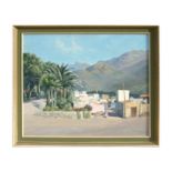 T Sherlock Evans (20th century British) - San Andres, Canary Islands - signed & dated '61 lower
