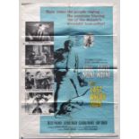An original vintage movie poster for 'The Last Angry Man', folded as issued, approx 68 by 102cms (