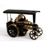A Wilesco traction engine, 26cms (10.25ins) long.