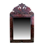 A large Venetian style wall mirror, 101cms (39.75ins) wide.